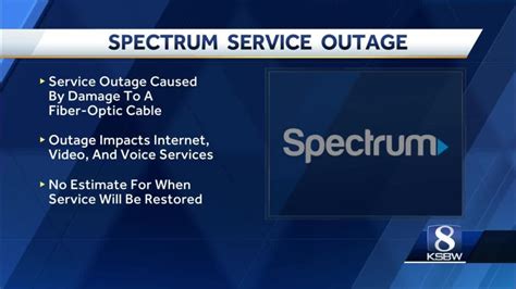 spectrum service outage|spectrum cable problems today.